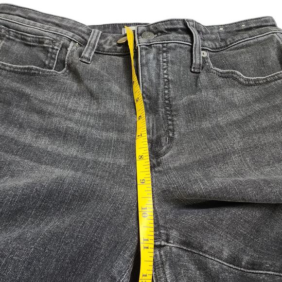 Madewell Womens Curvy Mid Rise Stovepipe Jeans Size 30 Armand Wash Raw Hem - Picture 10 of 14
